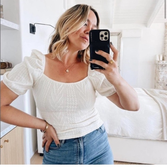 Carly Jean Los Angeles Jenny Top in Peach - Size XS - Picture 6 of 6